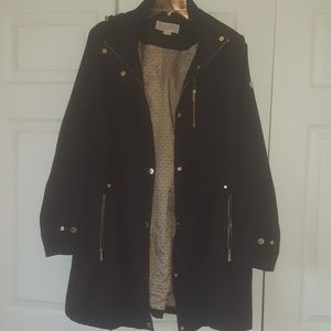 SOLD! Michael Kors Black Long Hooded Coat